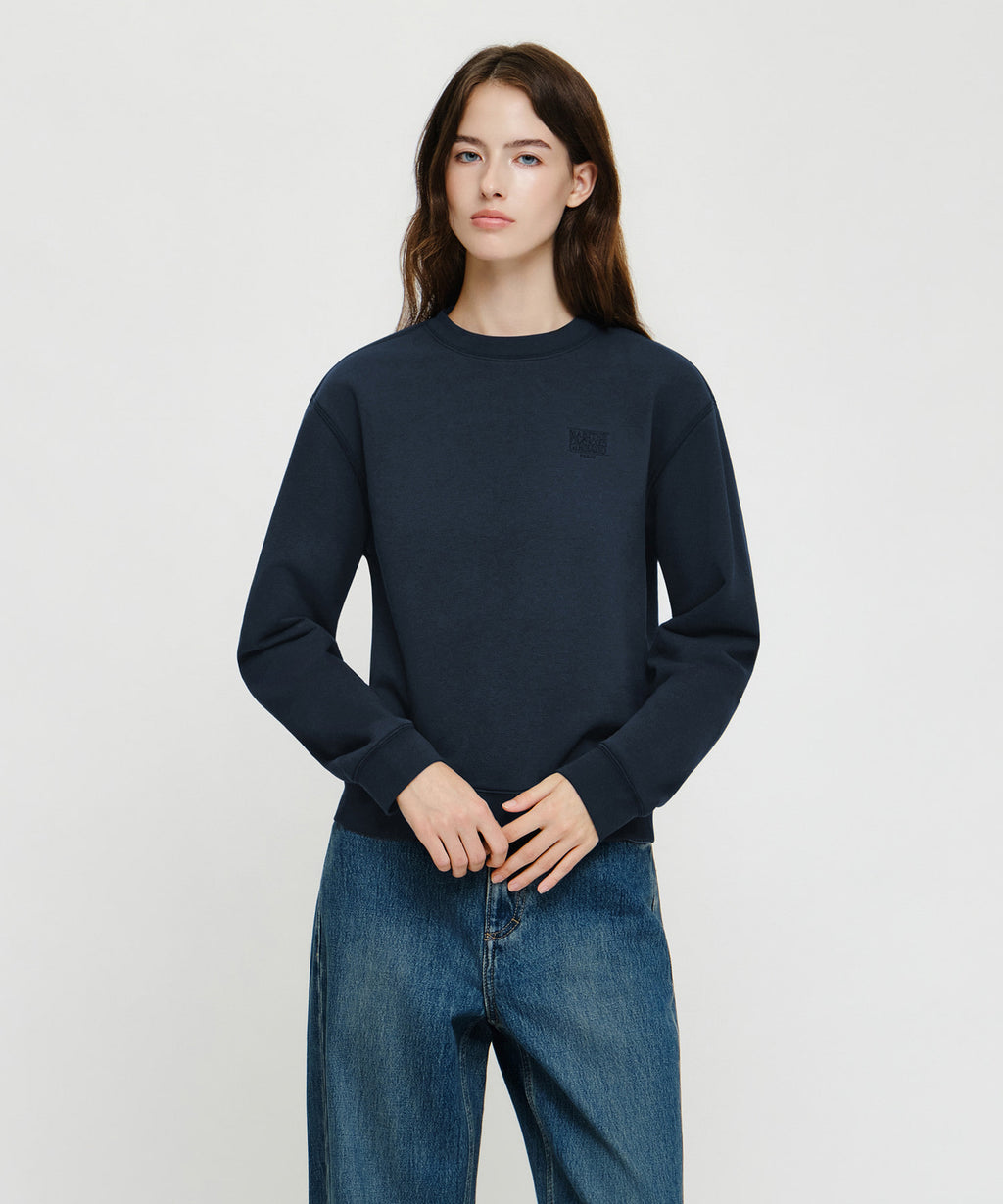 Marithe & Francois Girbaud - Small Classic Logo Sweatshirt (Navy) product image 1 | TRAB K-Fashion Australia