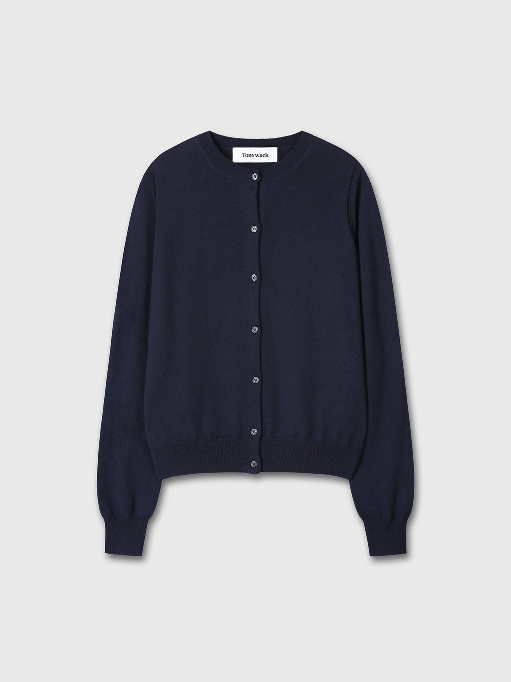 Tonywack - Super Fine Merino Wool Cardigan (Navy) product image 8 | TRAB K-Fashion Australia