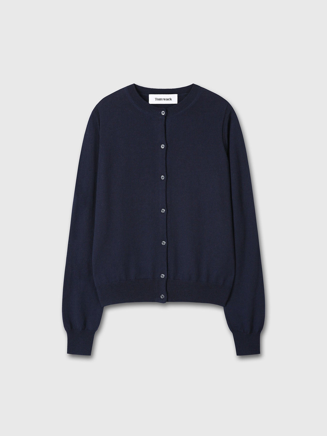 Tonywack - Super Fine Merino Wool Cardigan (Navy) product image 8 | TRAB K-Fashion Australia