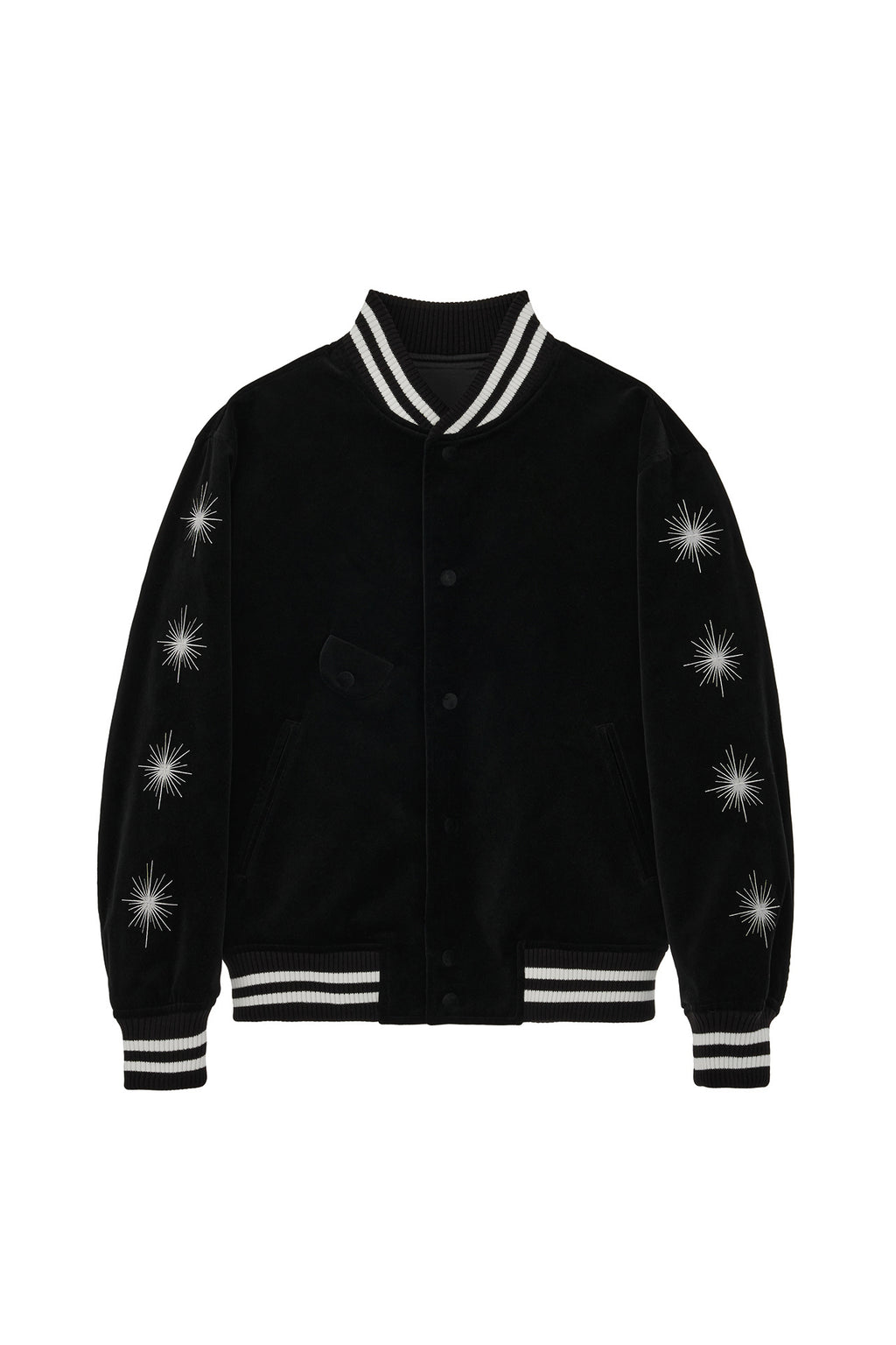 Stu - Embroidery Velvet Varsity (Black) product image 17 | TRAB K-Fashion Australia