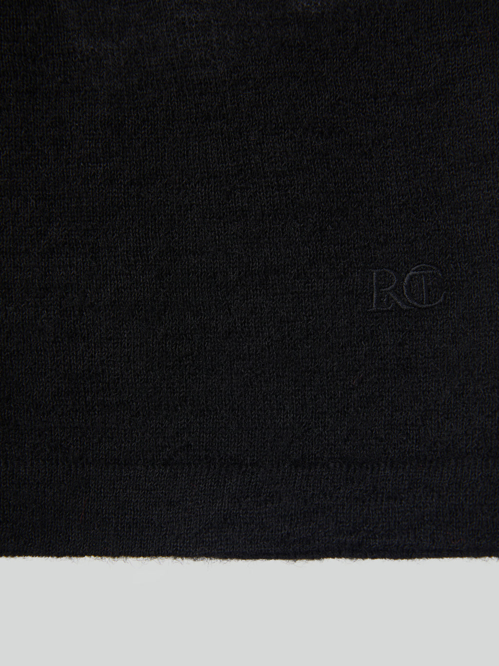 Recto - Rc Embroidery Sheer Knit Top (Black) product image 14 | TRAB K-Fashion Australia