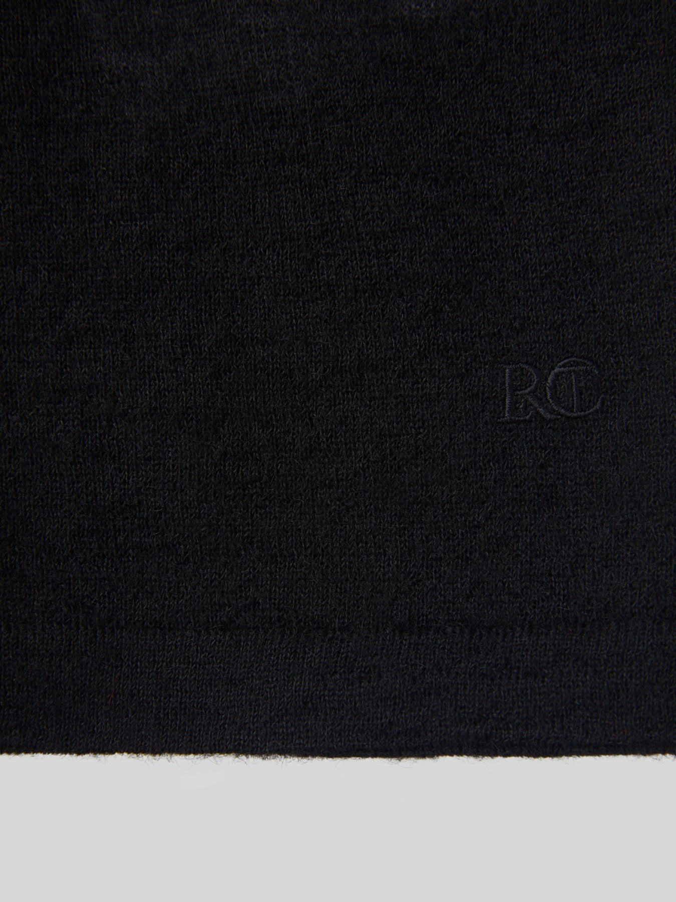 Recto - Rc Embroidery Sheer Knit Top (Black) product image 14 | TRAB K-Fashion Australia