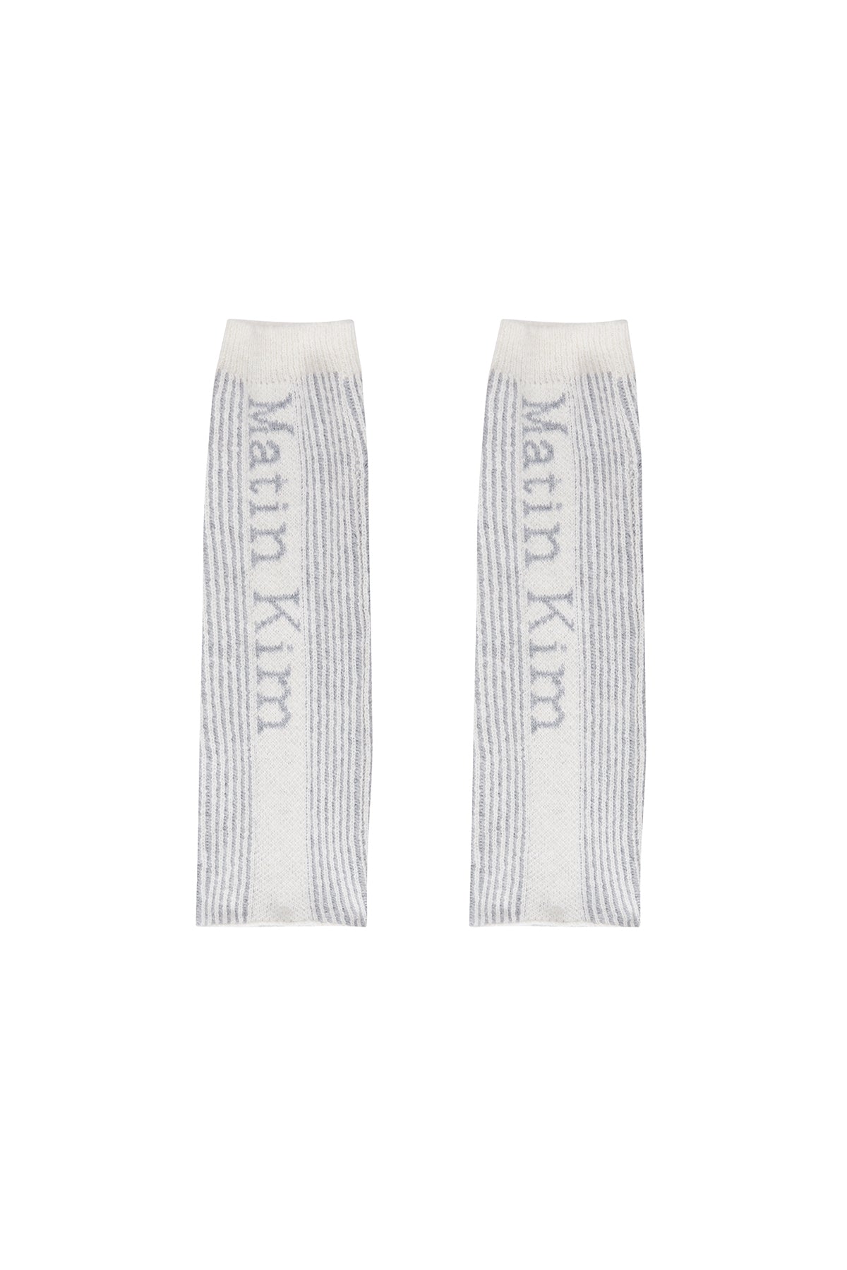 Matin Kim - Matin Stripe Leg Warmer (White) product image 1 | TRAB K-Fashion Australia