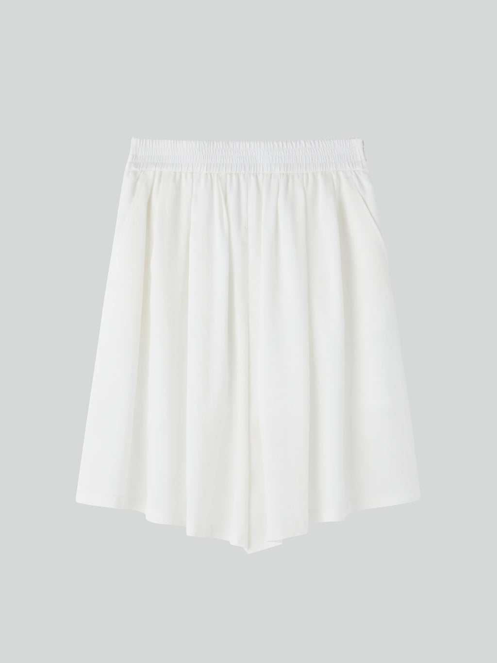 Recto - Banding Wide Culotte Pants (Ivory) product image 5 | TRAB K-Fashion Australia