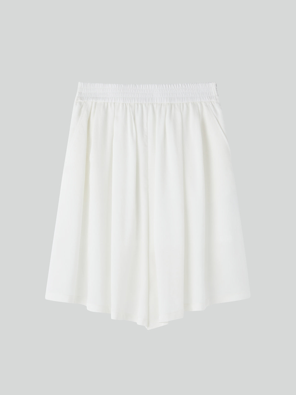 Recto - Banding Wide Culotte Pants (Ivory) product image 5 | TRAB K-Fashion Australia