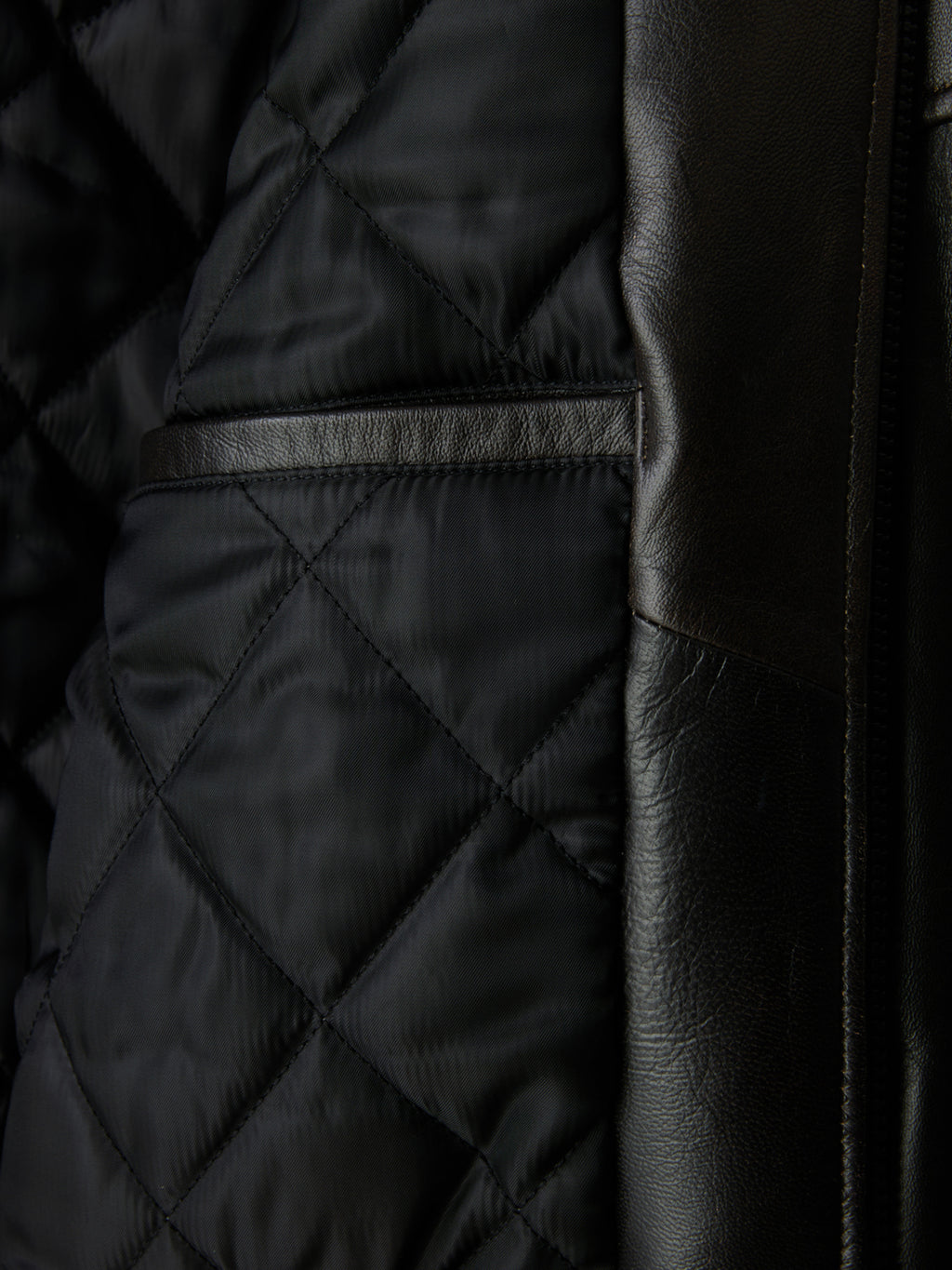 Recto - Vintage Effect Leather Bomber (Vintage Brown) product image 17 | TRAB K-Fashion Australia