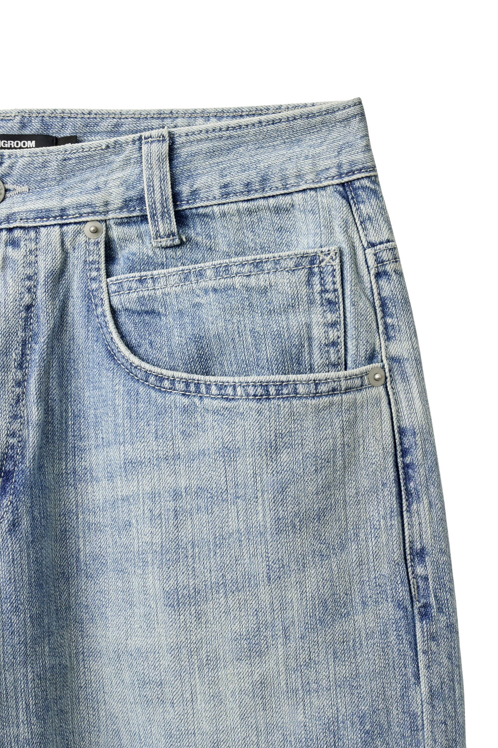 Hatchingroom - Regular Selvedge Jeans Slub (Light Blue) product image 4 | TRAB K-Fashion Australia