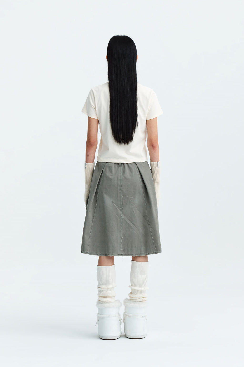 Matin Kim - Kitsch Printing Crop Top (Ivory) product image 8 | TRAB K-Fashion Australia