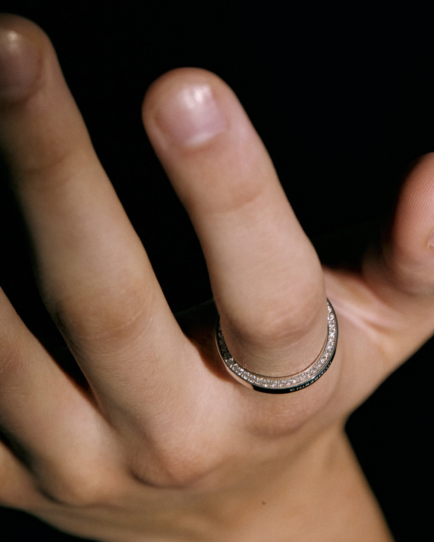 Numbering - Side Pave Ring #3414 product image 1 | TRAB K-Fashion Australia