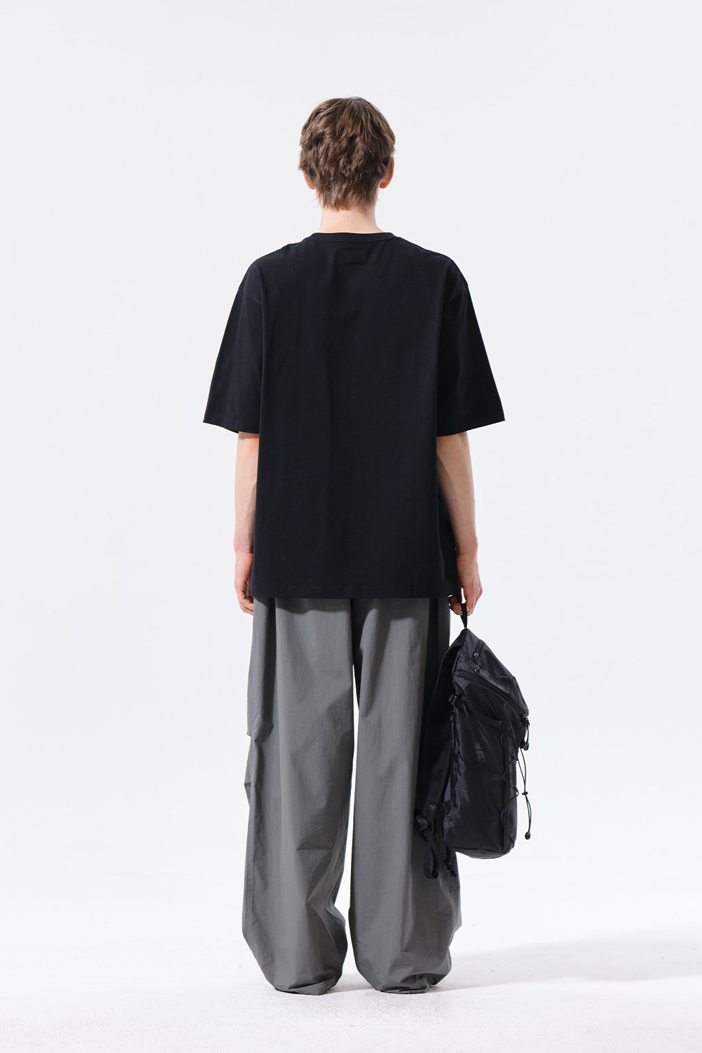 Matin Kim - Big Arch Logo Top (Black) product image 7 | TRAB K-Fashion Australia
