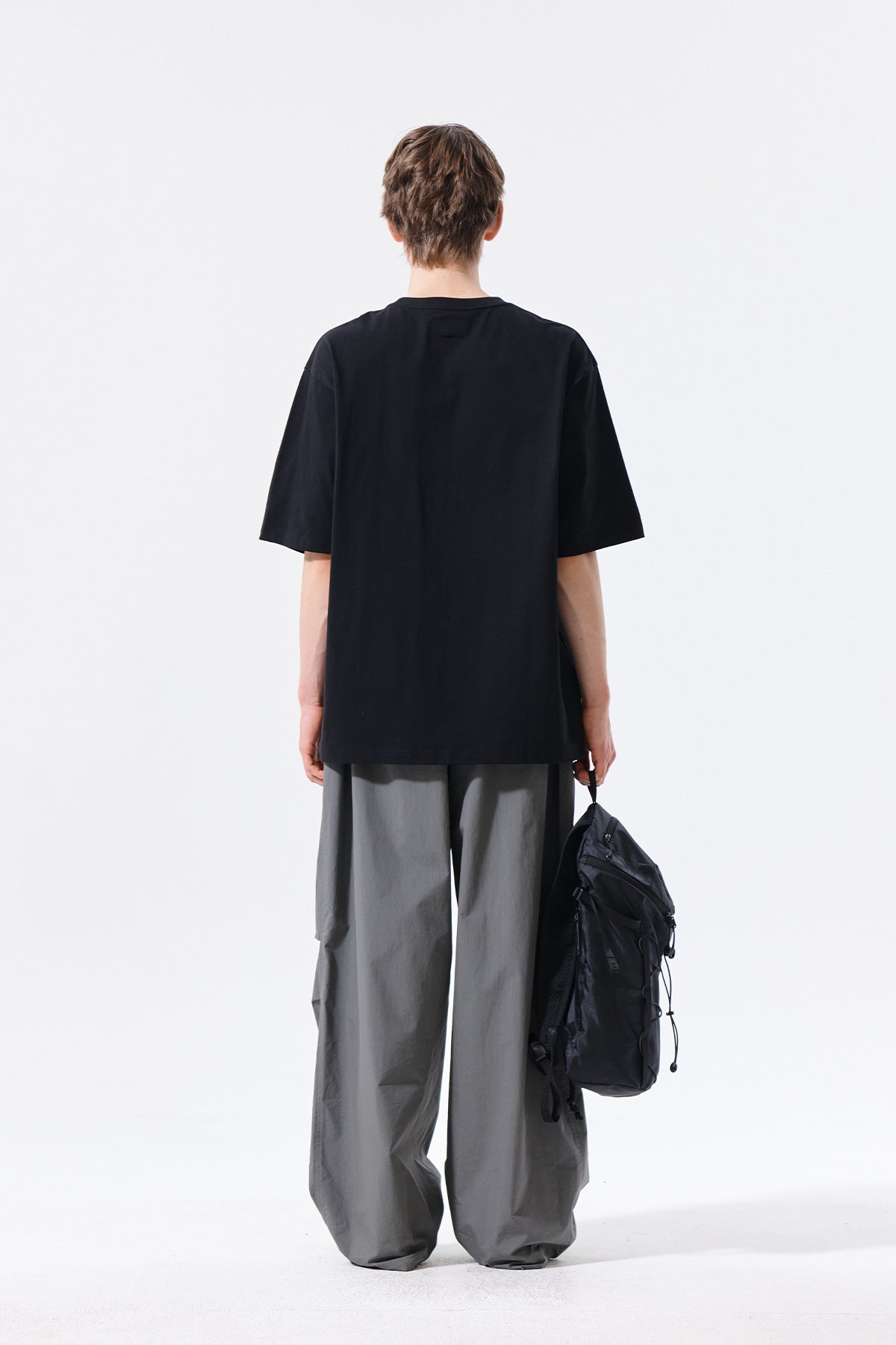 Matin Kim - Big Arch Logo Top (Black) product image 7 | TRAB K-Fashion Australia