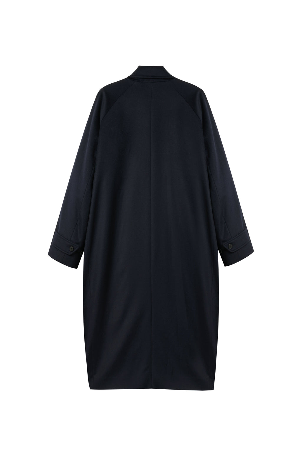 STU - Curved Double Line Mac Coat In Cashmere (Navy) product image 18 | TRAB K-Fashion Australia
