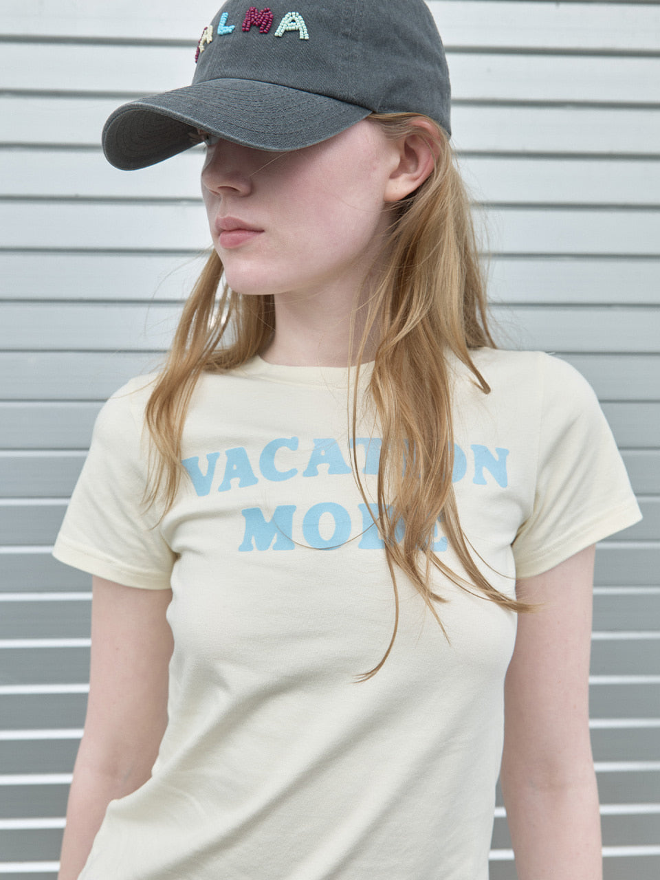 Kijun - Vacation Mode Tee (Butter) product image 1 | TRAB K-Fashion Australia