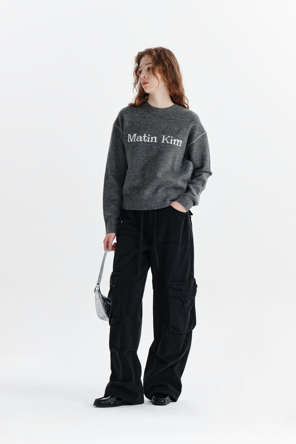 Matin Kim - Dirty Washed Heavy Cargo Pants (Black) product image 8 | TRAB K-Fashion Australia