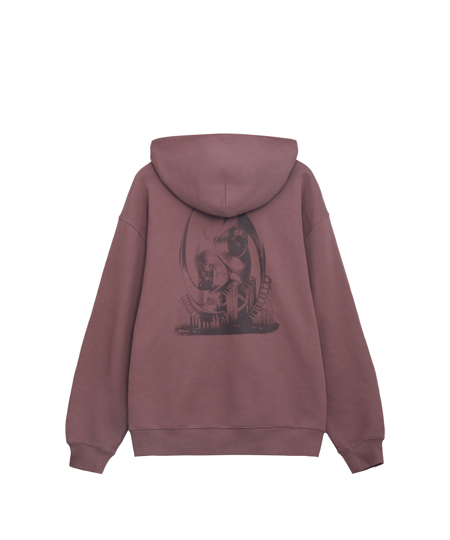San San Gear - Sculpture Hoodie (Brick Red) product image 5 | TRAB K-Fashion Australia