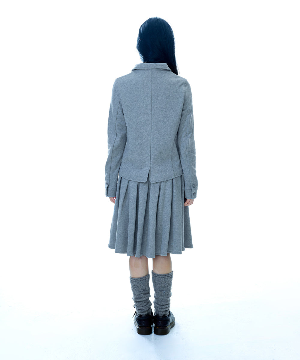 Coyseio - Cozy Sweat Jacket (Melange Grey) product image 15 | TRAB K-Fashion Australia