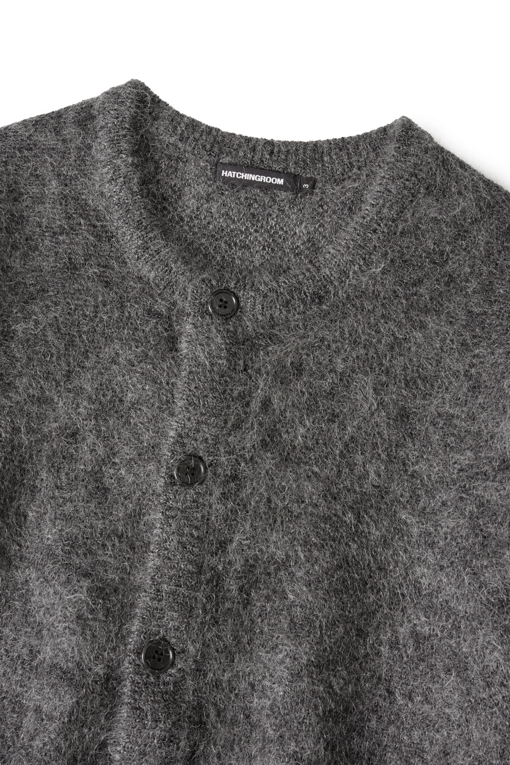 Hatchingroom - Hanabi Mohair Cardigan (Grey) product image 4 | TRAB K-Fashion Australia