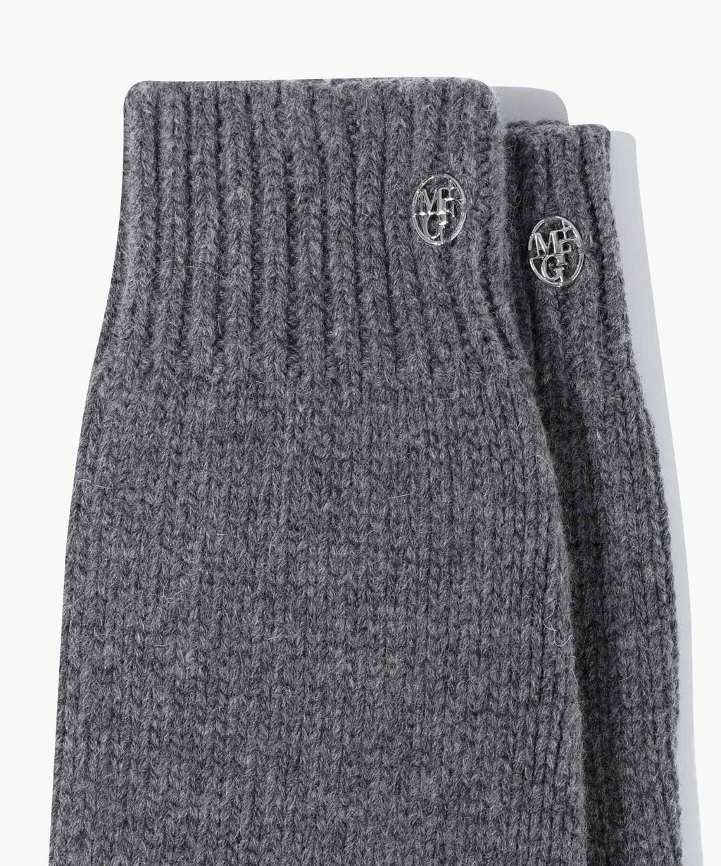 Marithe & Francois Girbaud - Knit Leg Warmer (Charcoal) product image 4 | TRAB K-Fashion Australia