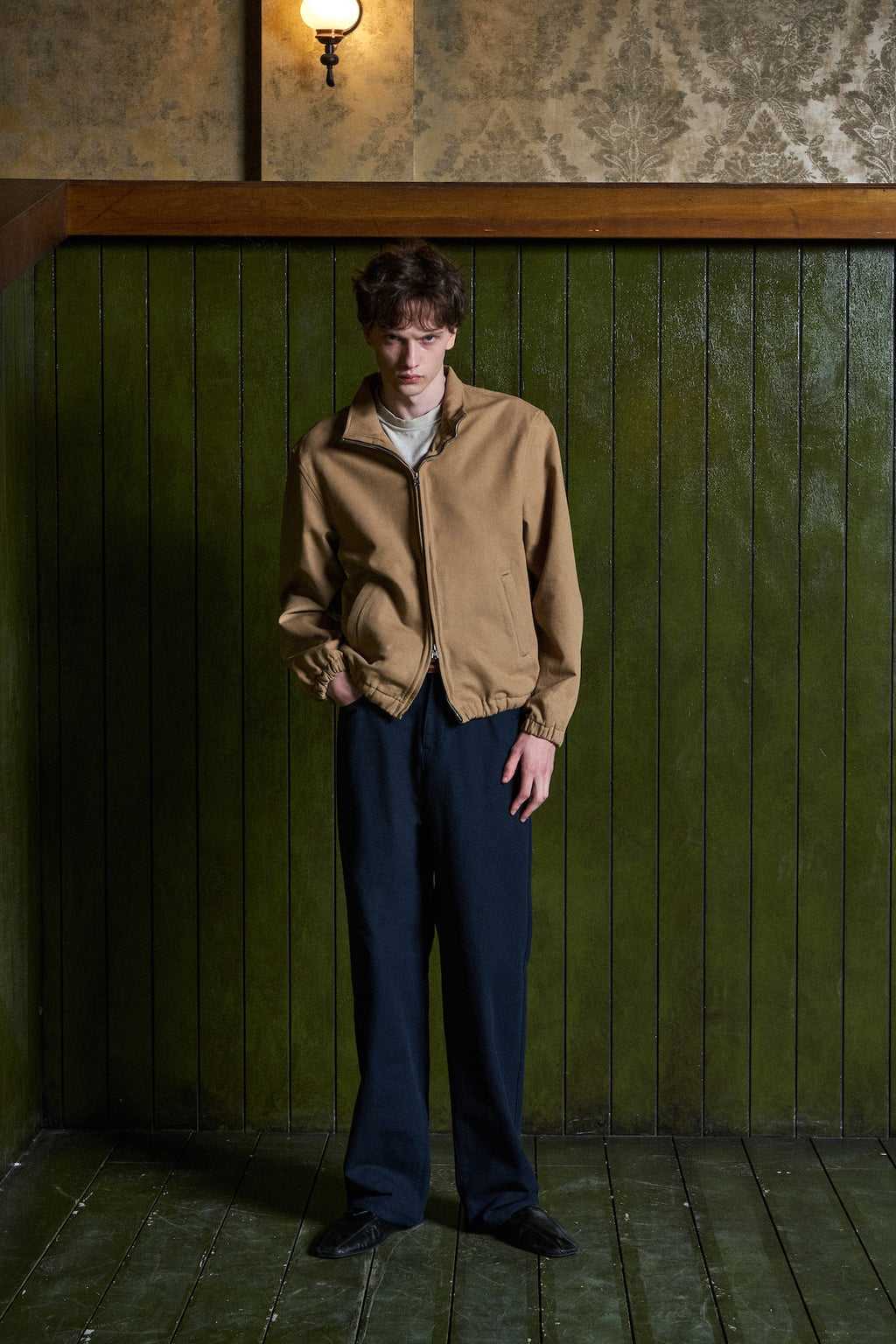 STU - Shift High-neck Jacket (Beige) product image 13 | TRAB K-Fashion Australia