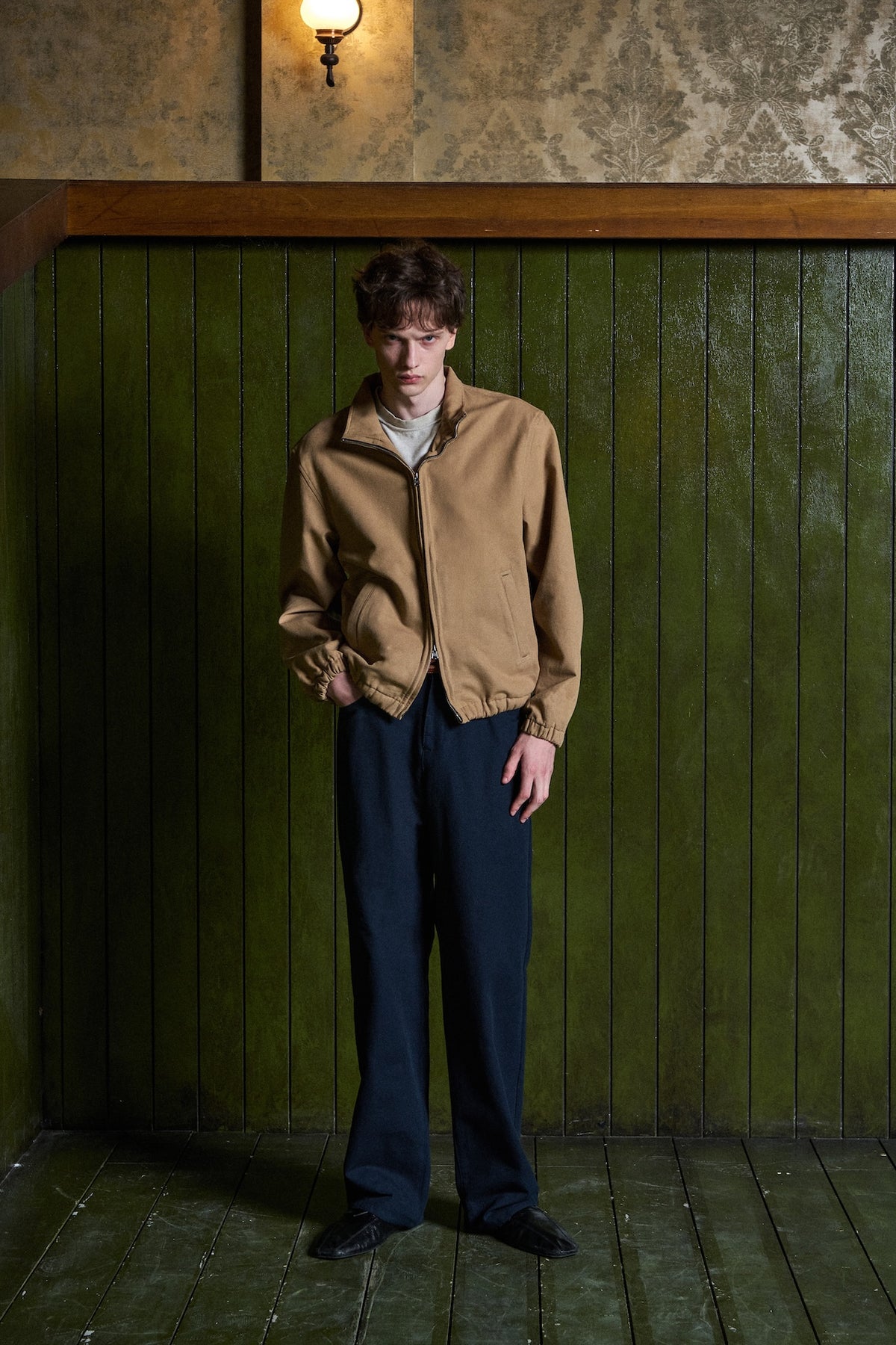 STU - Shift High-neck Jacket (Beige) product image 13 | TRAB K-Fashion Australia