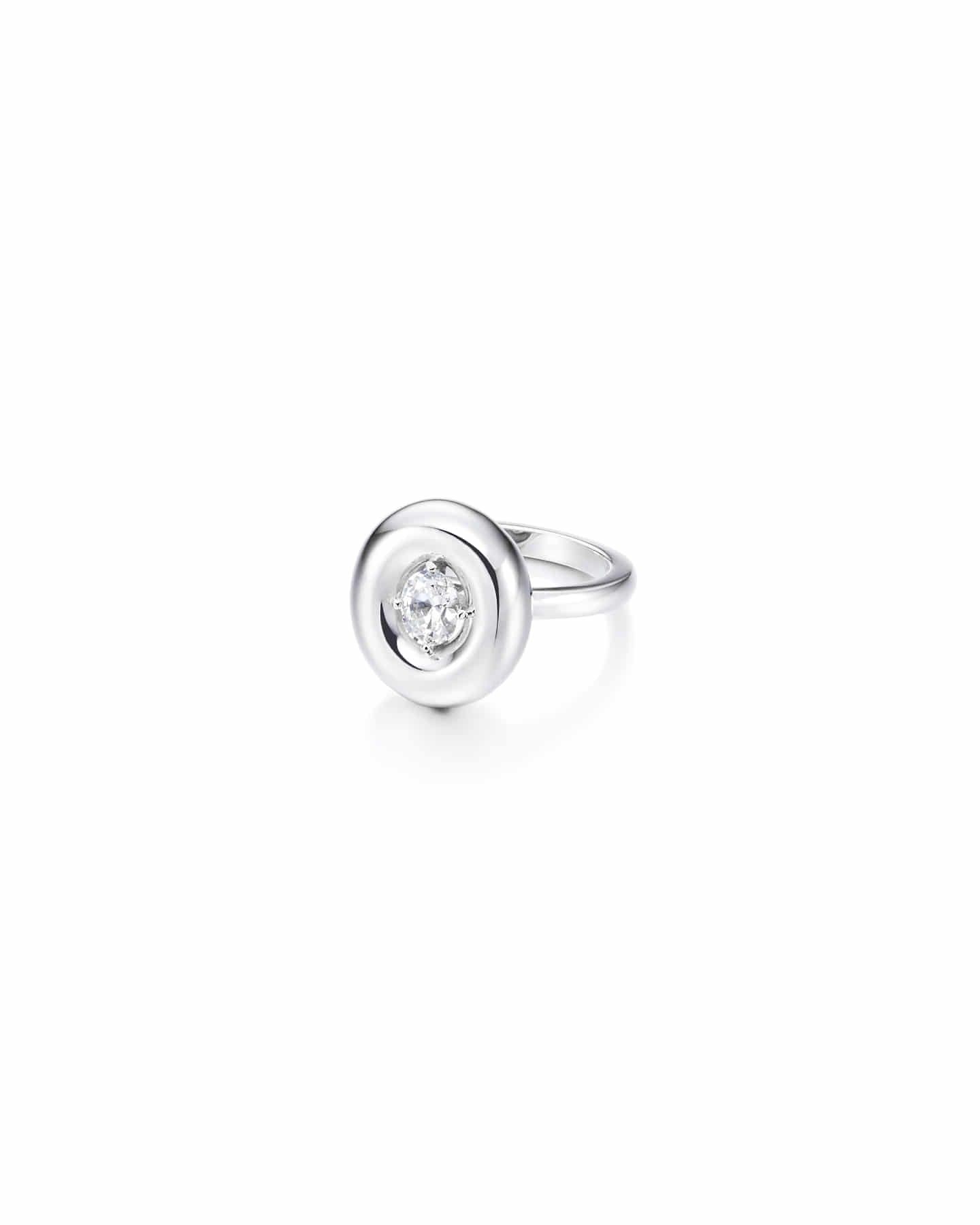 Numbering - Oval Solitaire Pinky Ring #3601 product image 7 | TRAB K-Fashion Australia