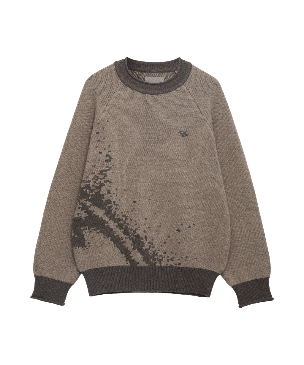San San Gear - Mosaic Knit (Brown) product image 4 | TRAB K-Fashion Australia