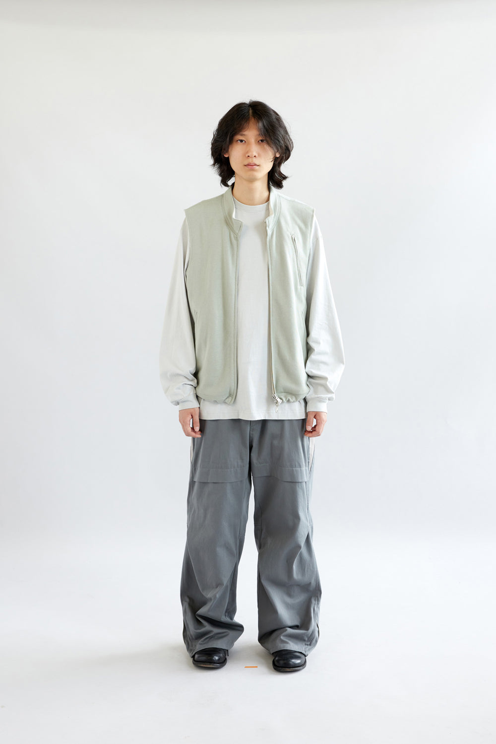 Hatchingroom - Reversible Jersey Vest Olive (Grey) product image 8 | TRAB K-Fashion Australia