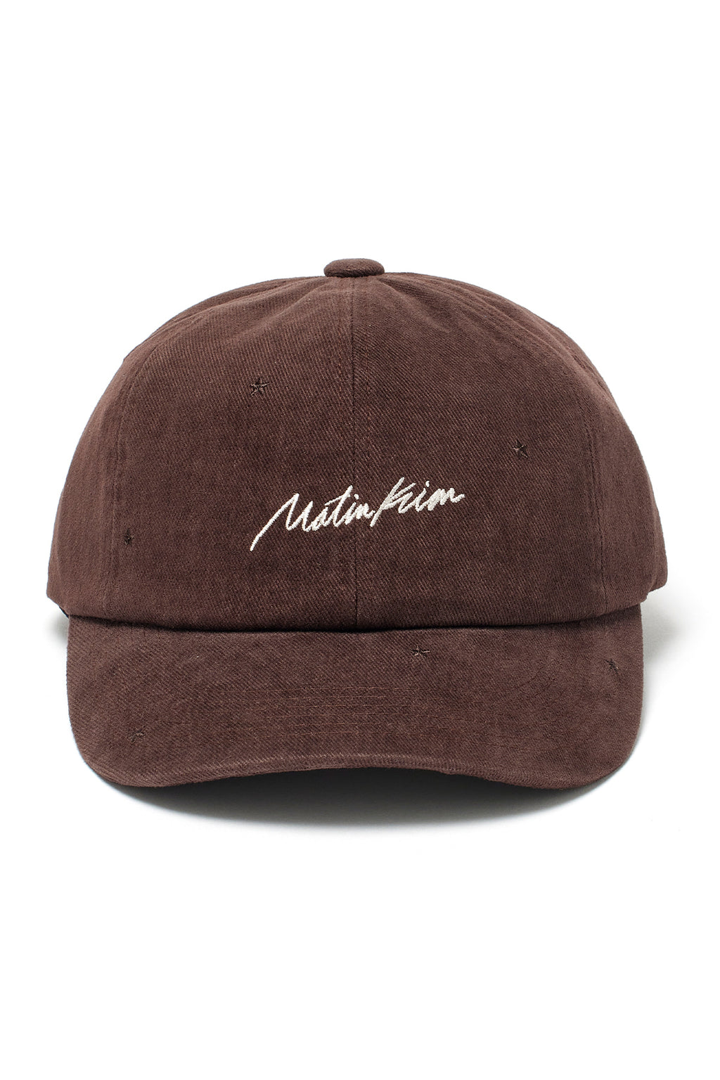 Matin Kim - Cursive Star Embroidery Ball Cap (Brown) product image 1 | TRAB K-Fashion Australia