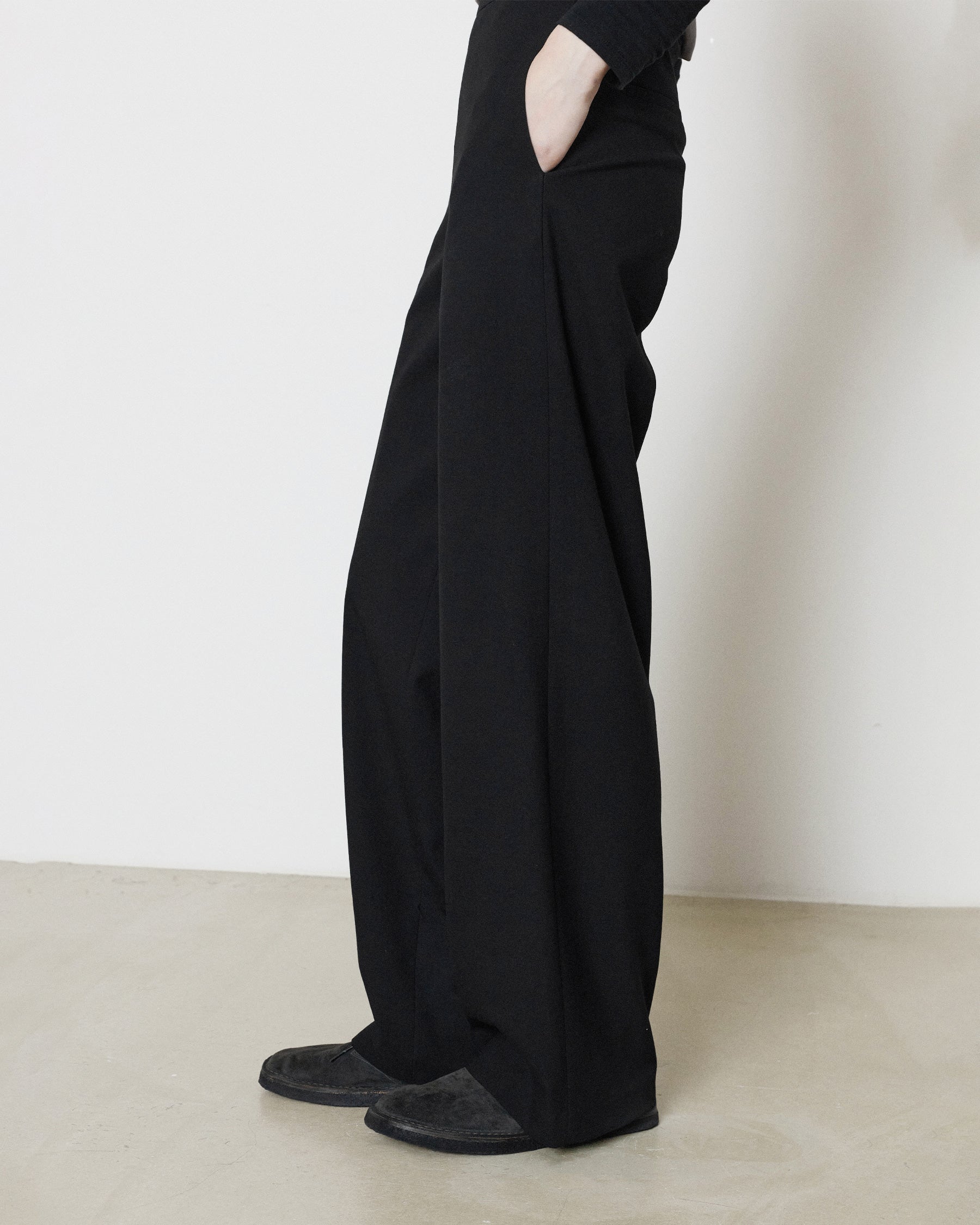 Brownyard - Wool Easy Pants (Black) product image 4 | TRAB K-Fashion Australia
