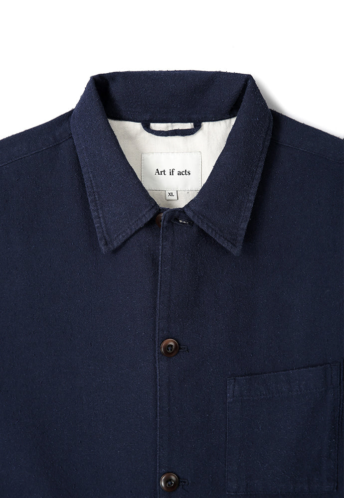 Art if acts - SILK NEP Work Jacket_Japanese Fabric (French Blue) product image 9 | TRAB K-Fashion Australia