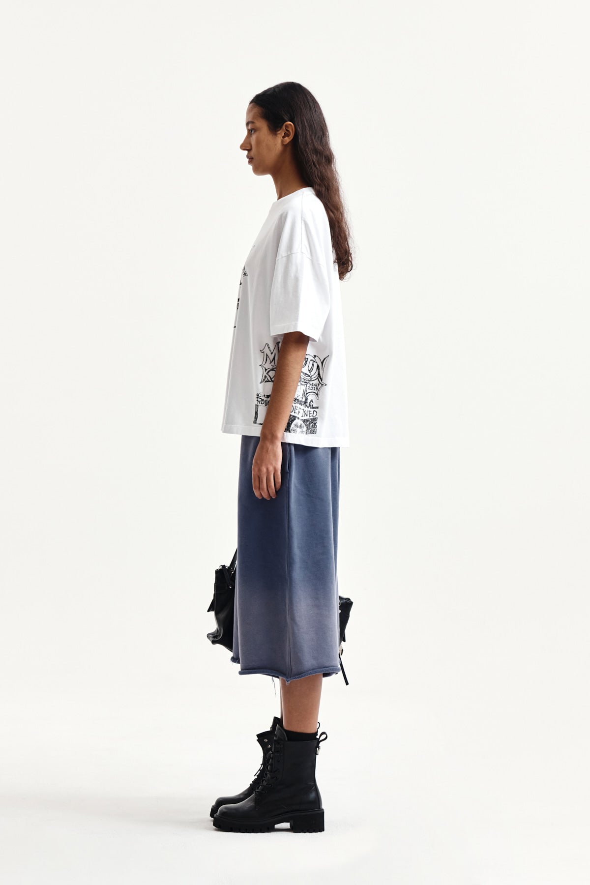 Matin Kim - Vintage Graffiti Artwork Top (White) product image 6 | TRAB K-Fashion Australia