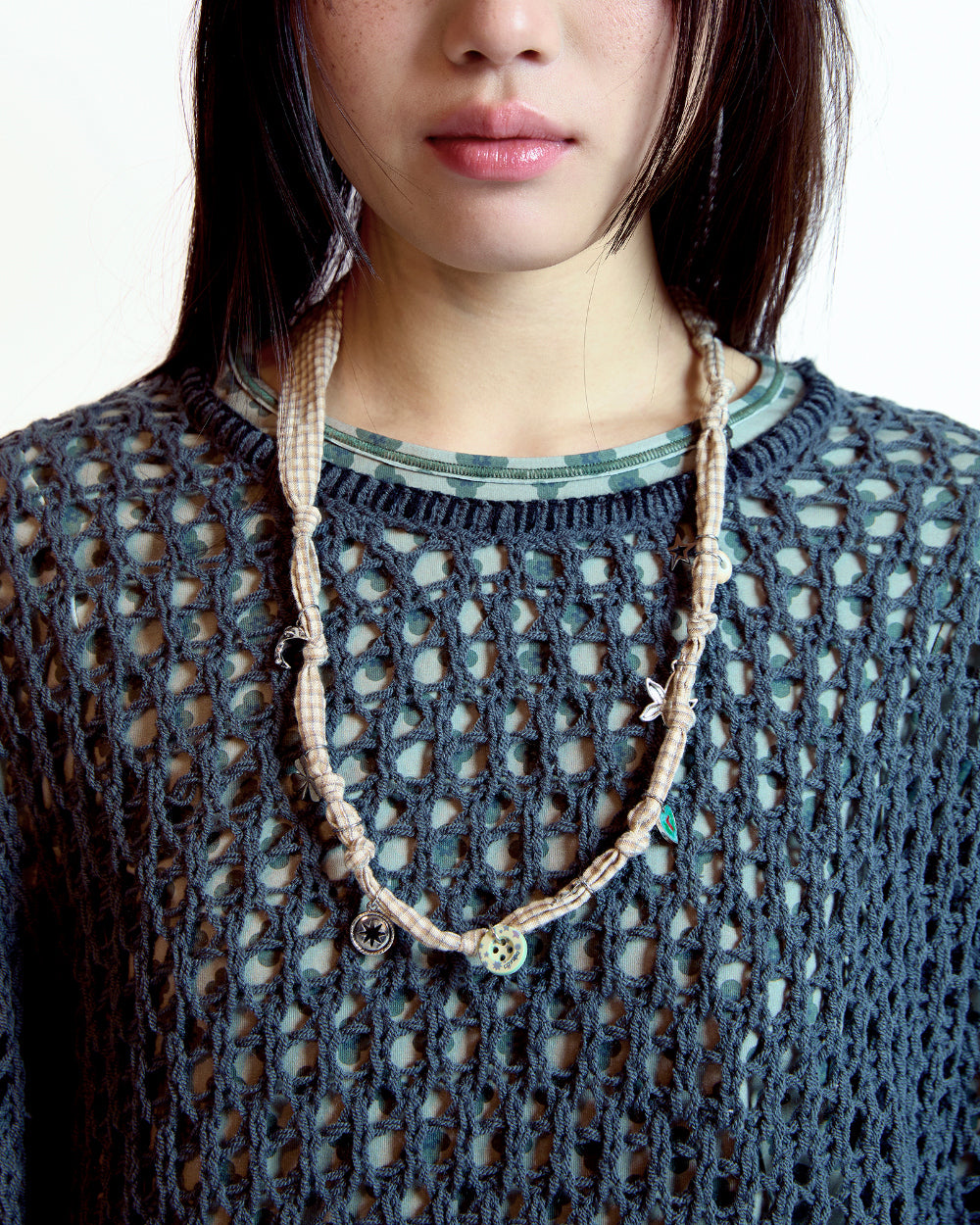 Coyseio - Hole Knit (Charcoal) product image 6 | TRAB K-Fashion Australia