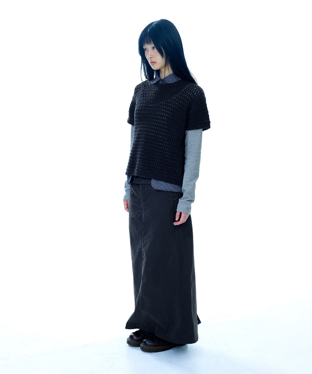 Coyseio - Waist Panel Skirt (Charcoal) product image 13 | TRAB K-Fashion Australia