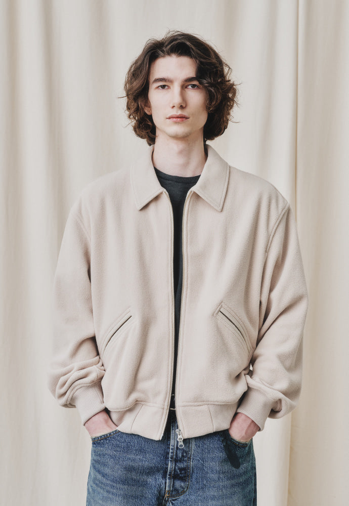 Art if acts - 70's Vintage Racing Fleece Jacket (Dove) product image 6 | TRAB K-Fashion Australia