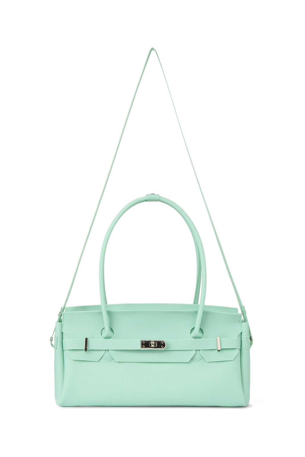 Deinet - [free Card Wallet] Jelly Two-Way Bag (Mint) product image 4 | TRAB K-Fashion Australia