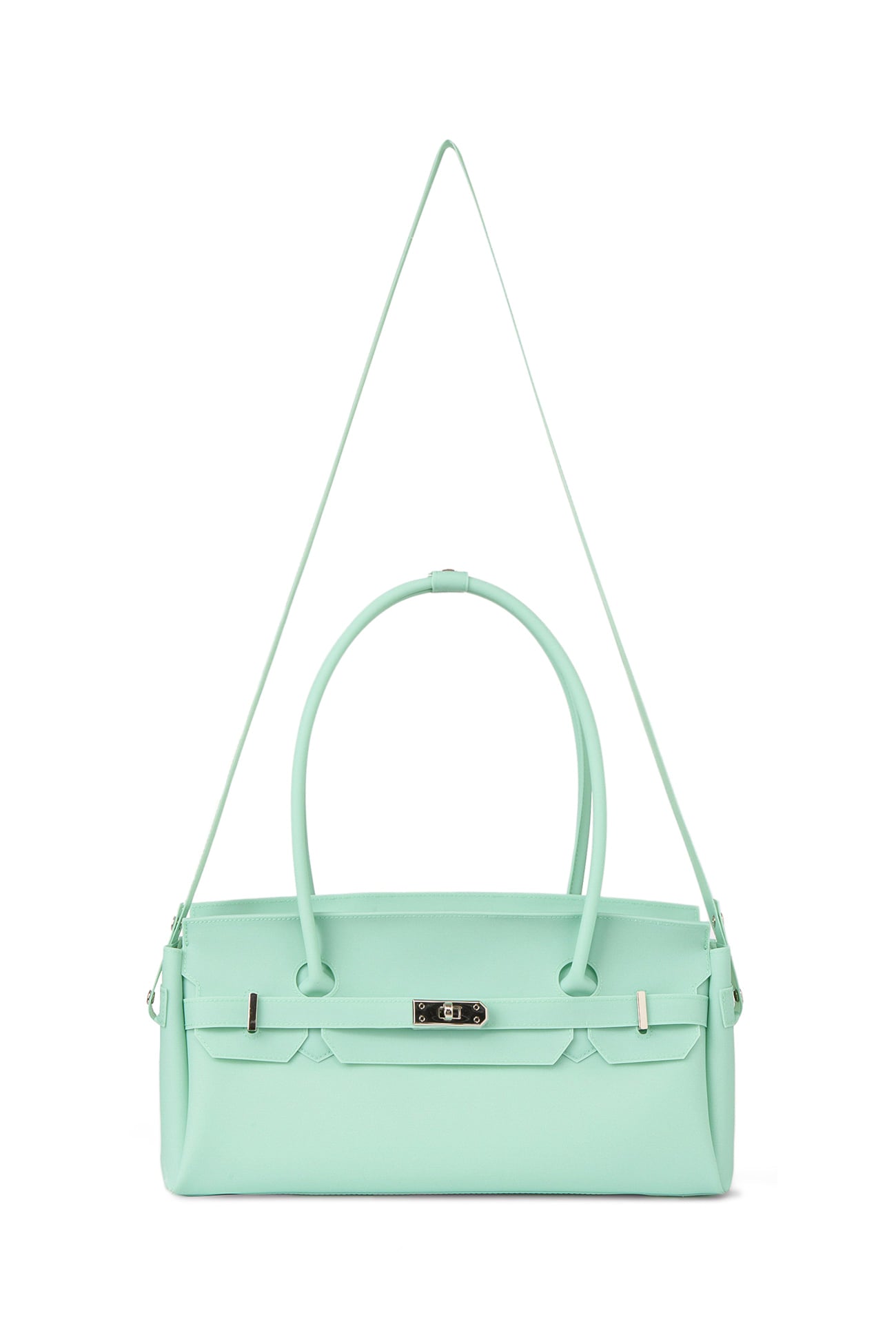 Deinet - [free Card Wallet] Jelly Two-Way Bag (Mint) product image 4 | TRAB K-Fashion Australia