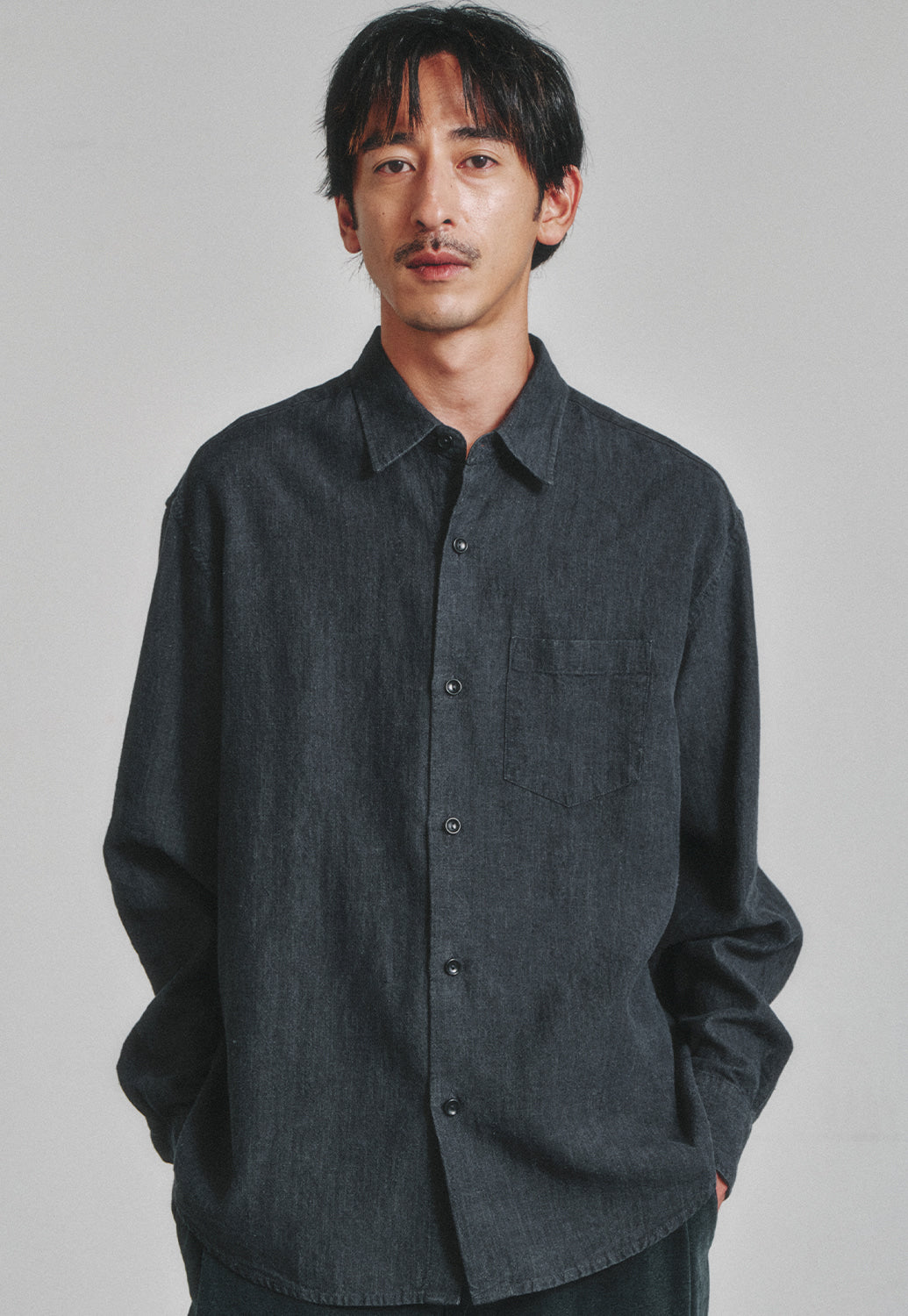 Art if acts - Washed Linen Shirt (Stone) product image 5 | TRAB K-Fashion Australia