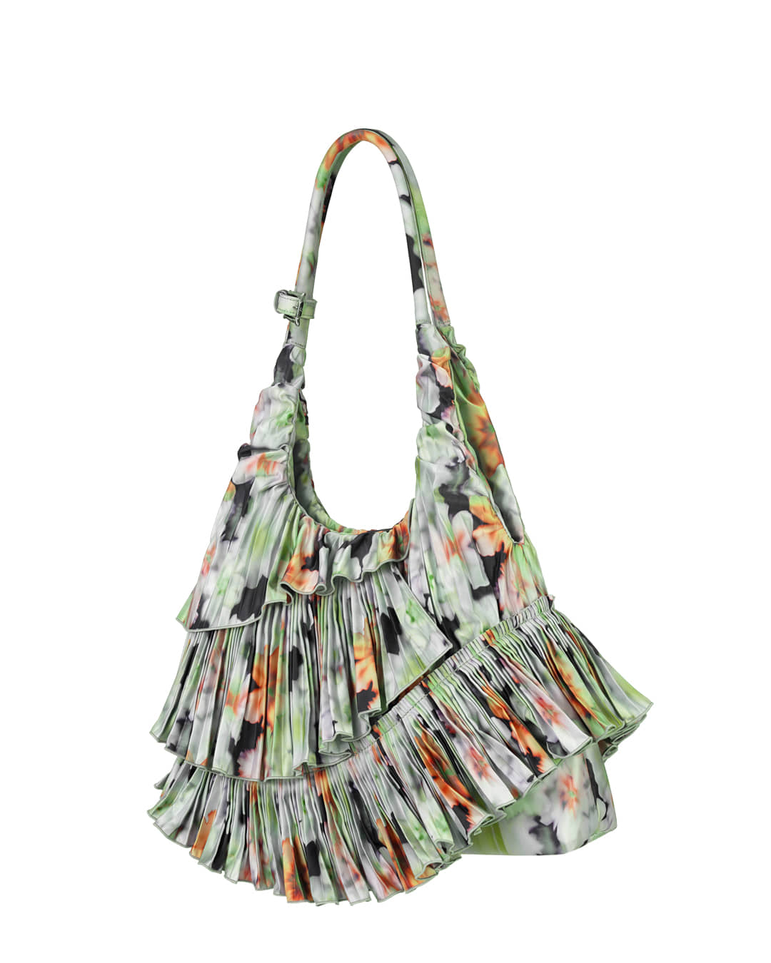 Stand Oil - Cloud Ringo Bag (Orange Blur Floral) product image 3 | TRAB K-Fashion Australia