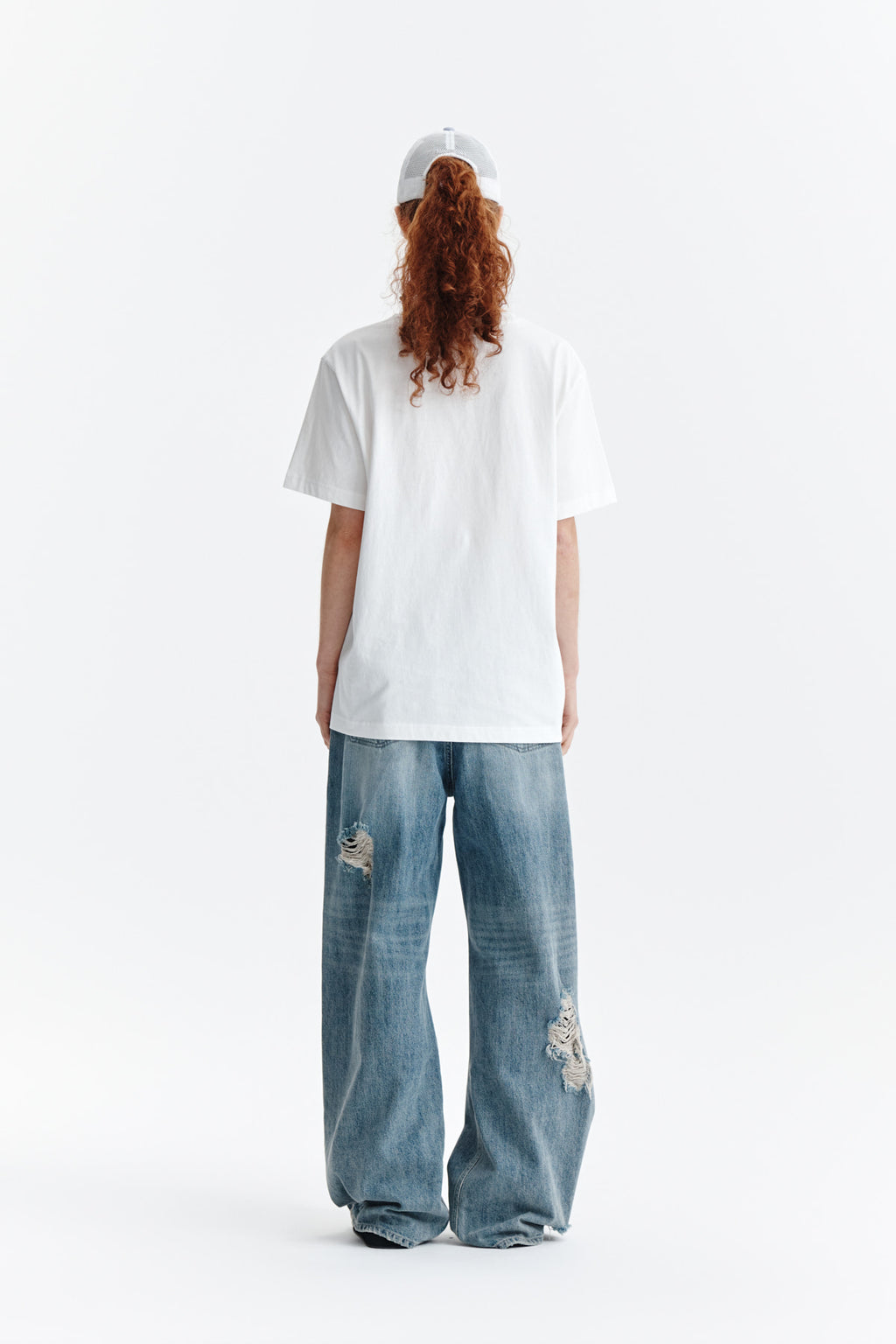 Matin Kim - Matin Wave Printing Logo Top (White) product image 7 | TRAB K-Fashion Australia