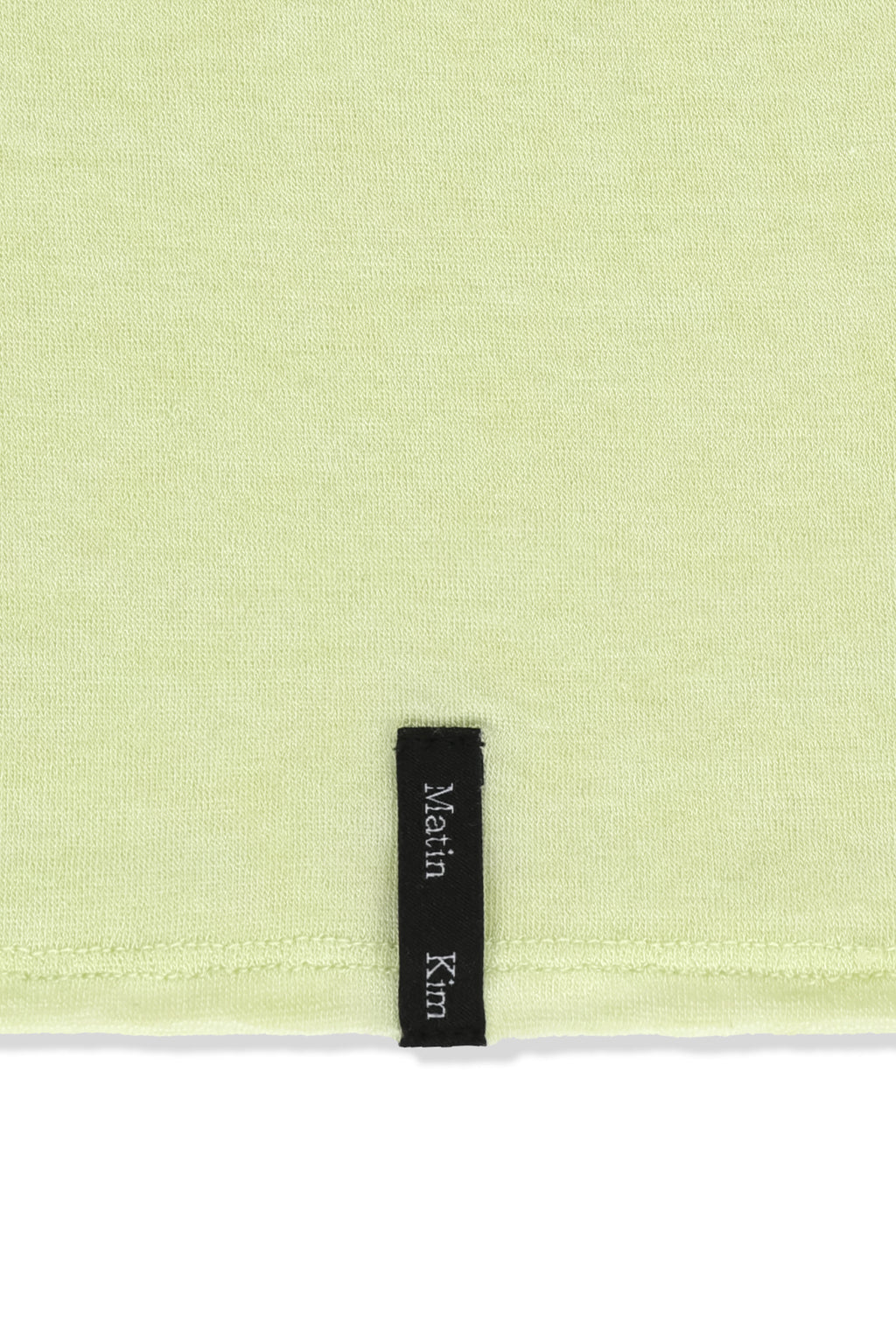 Matin Kim - Raw Cut High Neck Top (Lime) product image 5 | TRAB K-Fashion Australia