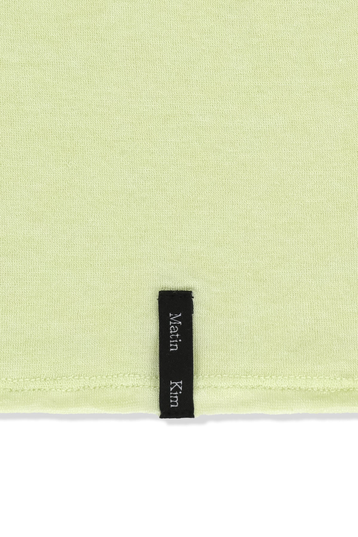 Matin Kim - Raw Cut High Neck Top (Lime) product image 5 | TRAB K-Fashion Australia