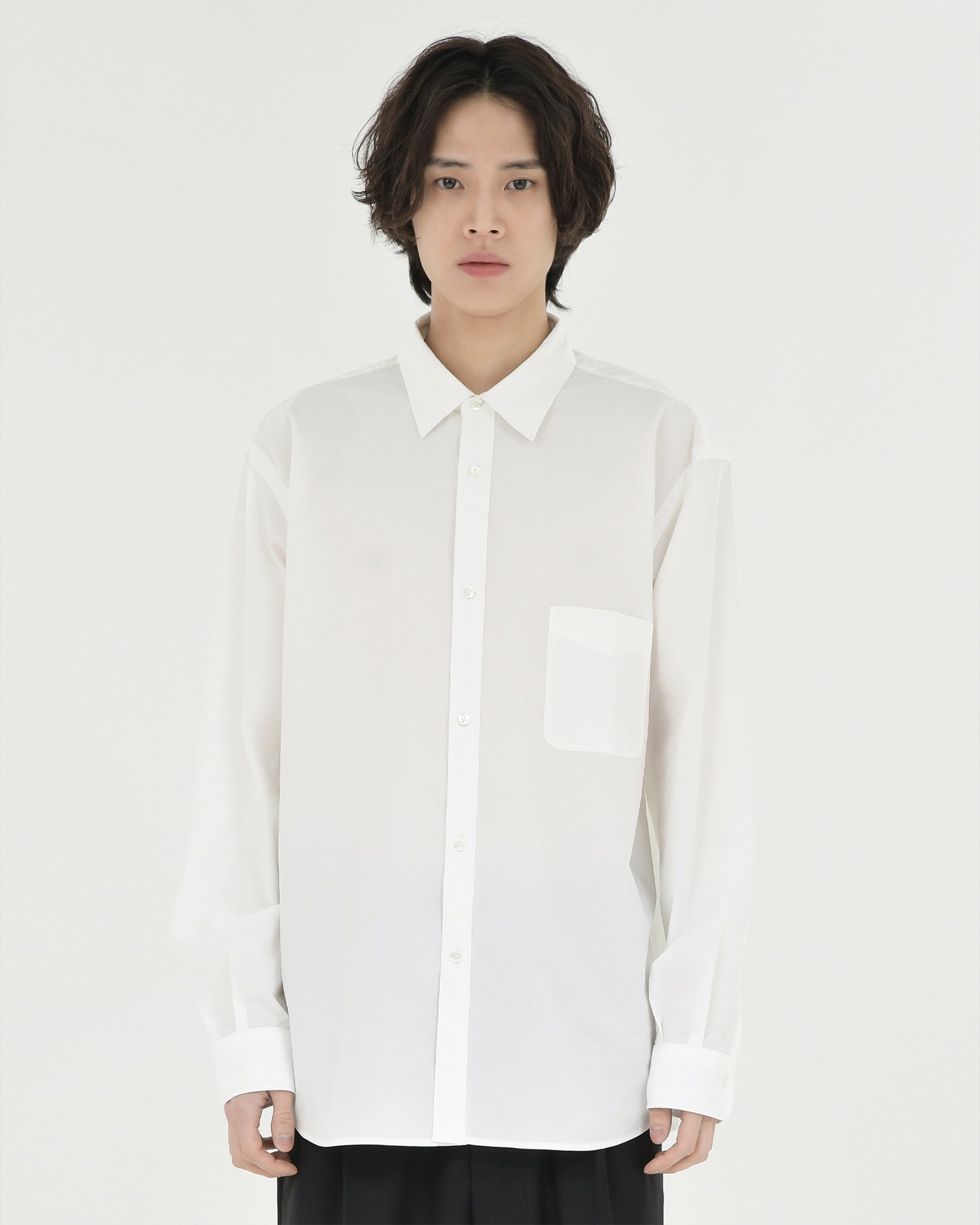 Brownyard - Essential Shirt (White) product image 1 | TRAB K-Fashion Australia