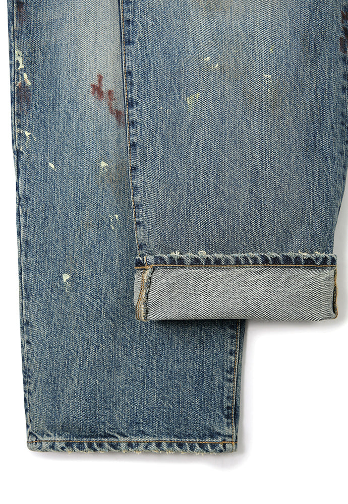 Art if acts - Painted Regular 5P Denim Pants (Used Indigo) product image 13 | TRAB K-Fashion Australia