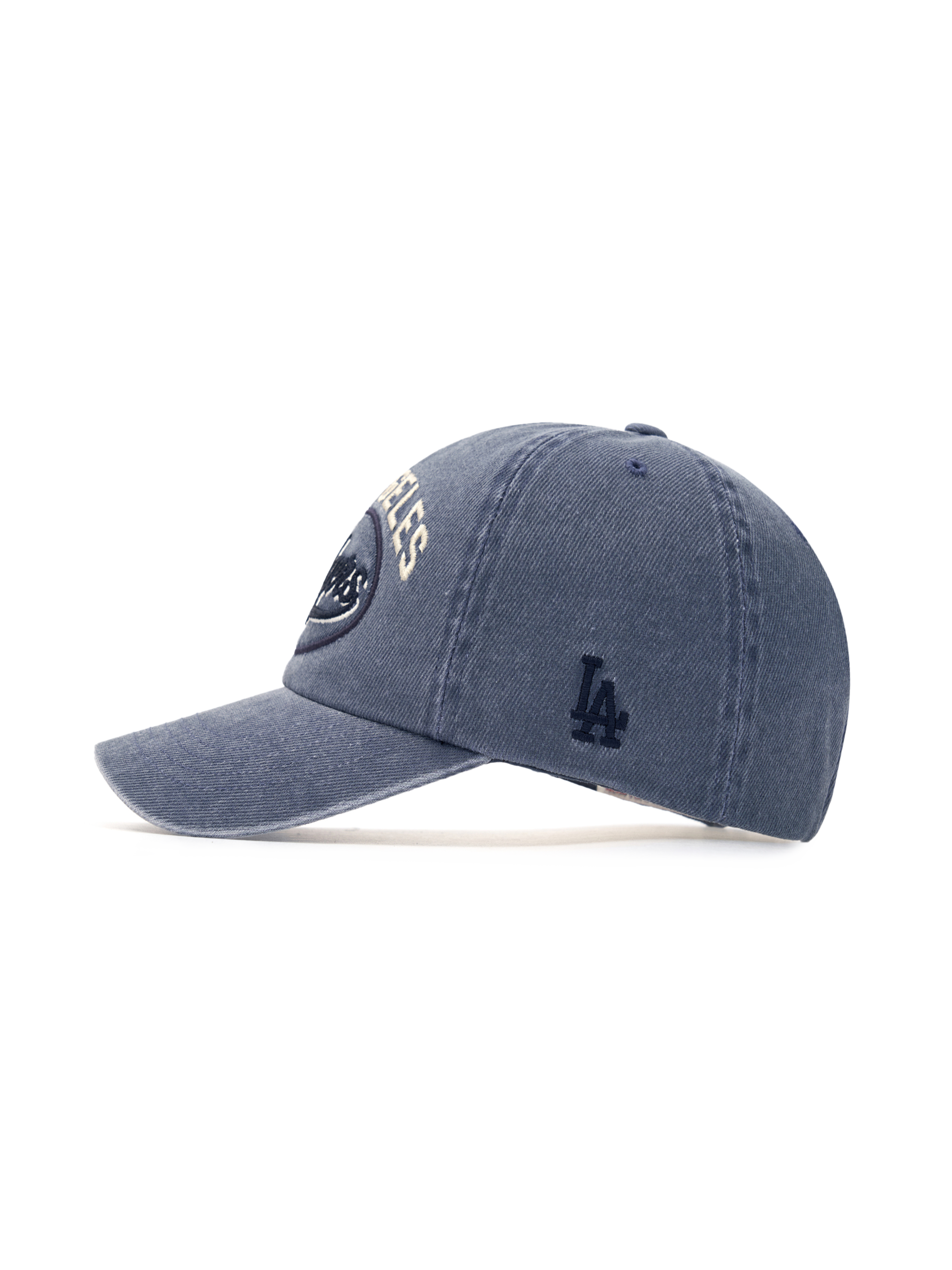 MLB Korea - MLB Varsity Vintage Cultive Stitch Unstructured Ball Cap LA Dodgers (Navy) product image 3 | TRAB K-Fashion Australia