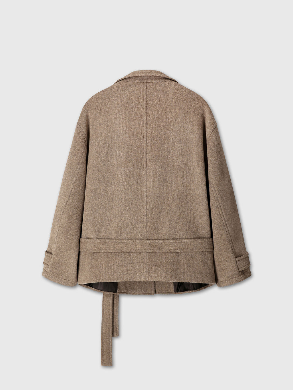 Tonywack - Wool Asymmetrical Short Coat (Olive Brown) product image 10 | TRAB K-Fashion Australia