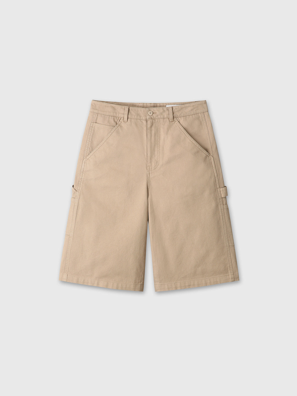 Tonywack - Cotton Relaxed Utility Shorts (Beige) product image 8 | TRAB K-Fashion Australia