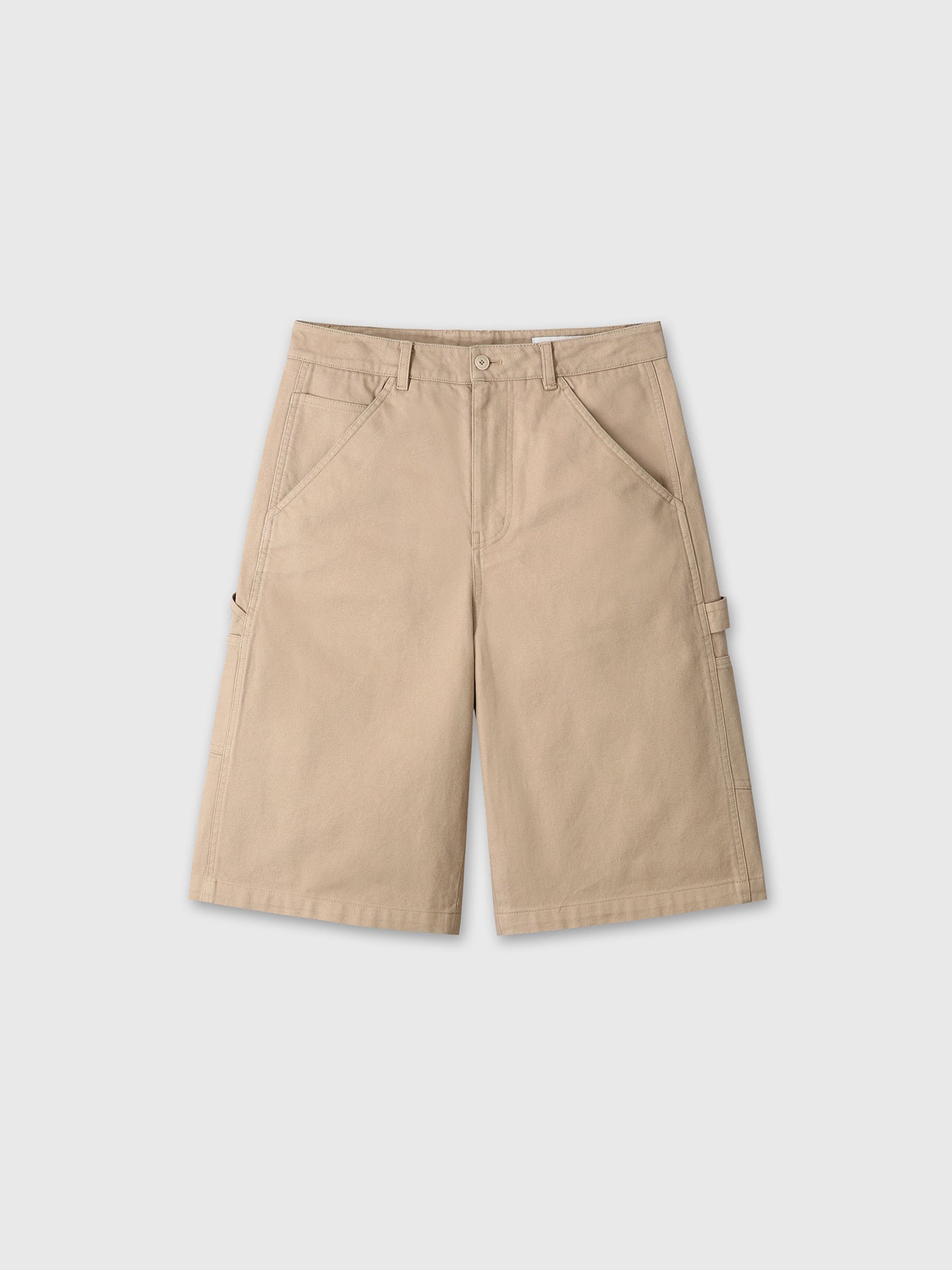 Tonywack - Cotton Relaxed Utility Shorts (Beige) product image 8 | TRAB K-Fashion Australia