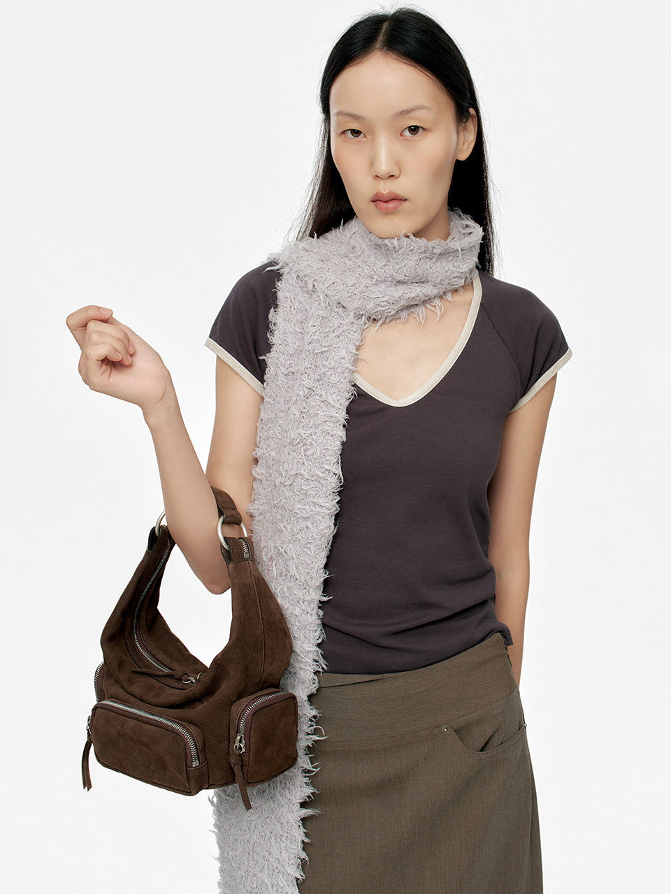 Marge Sherwood - City Hobo Ew Mini (Hush Nubuck) product image 2 | TRAB K-Fashion Australia