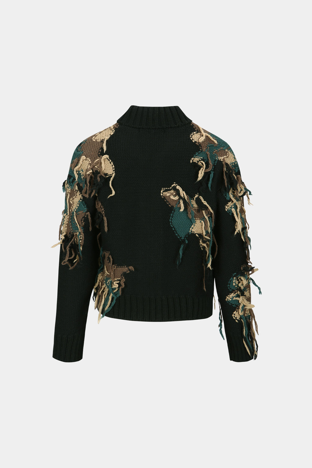 Andersson Bell - New Camouflage Zip-Up Cardigan (Black) product image 9 | TRAB K-Fashion Australia