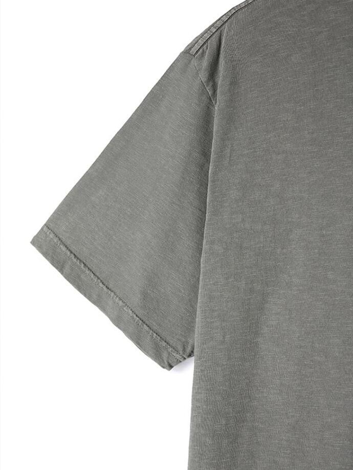 Art if acts - Garment Dyed Slub Pocket T-Shirt (Cliff) product image 10 | TRAB K-Fashion Australia